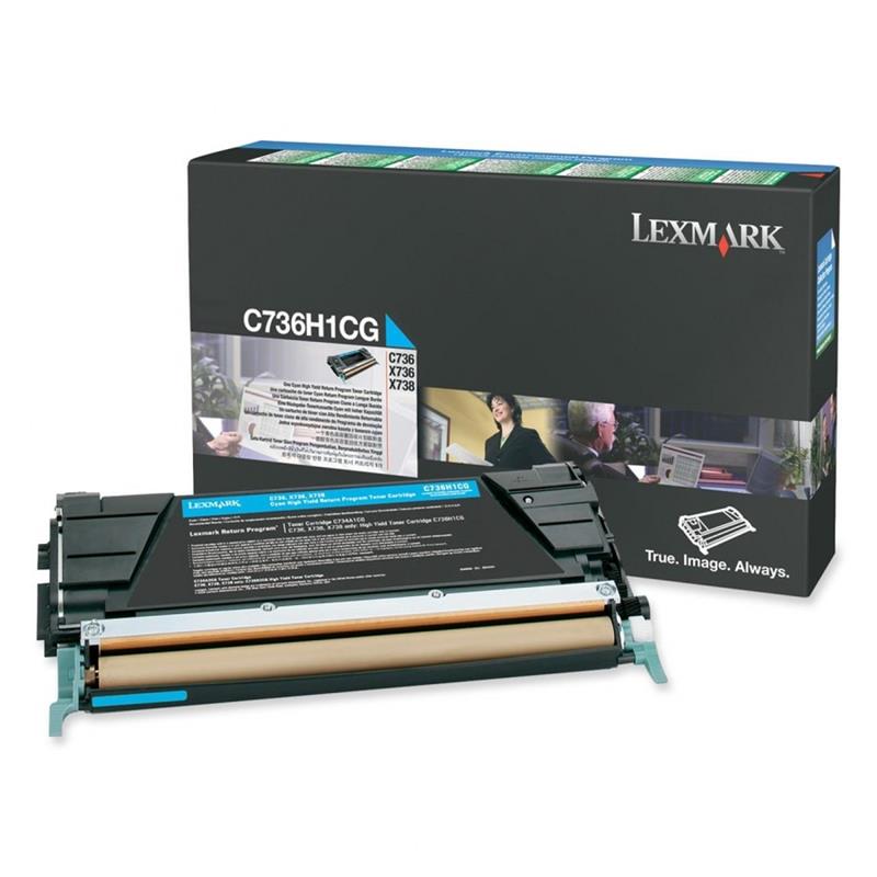 Toner C736/X73X Cyan 10k