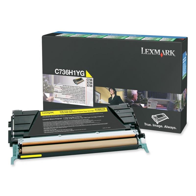 Toner C736/X73X Yellow 10k