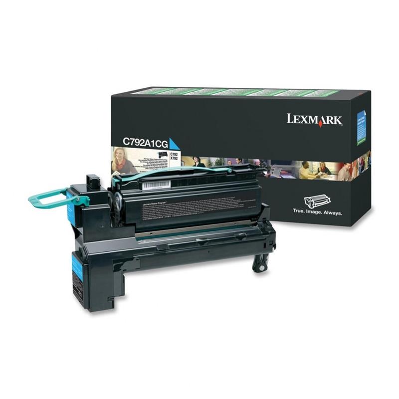 Toner C792/X792 cyan 6k