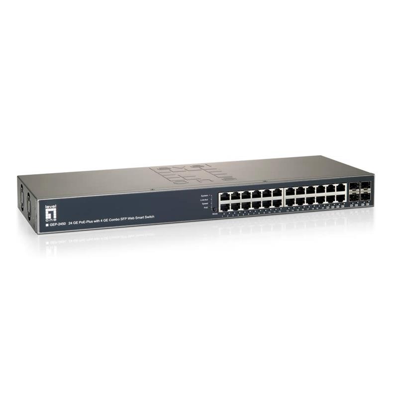 20 GE + 4 GE Combo SFP Web