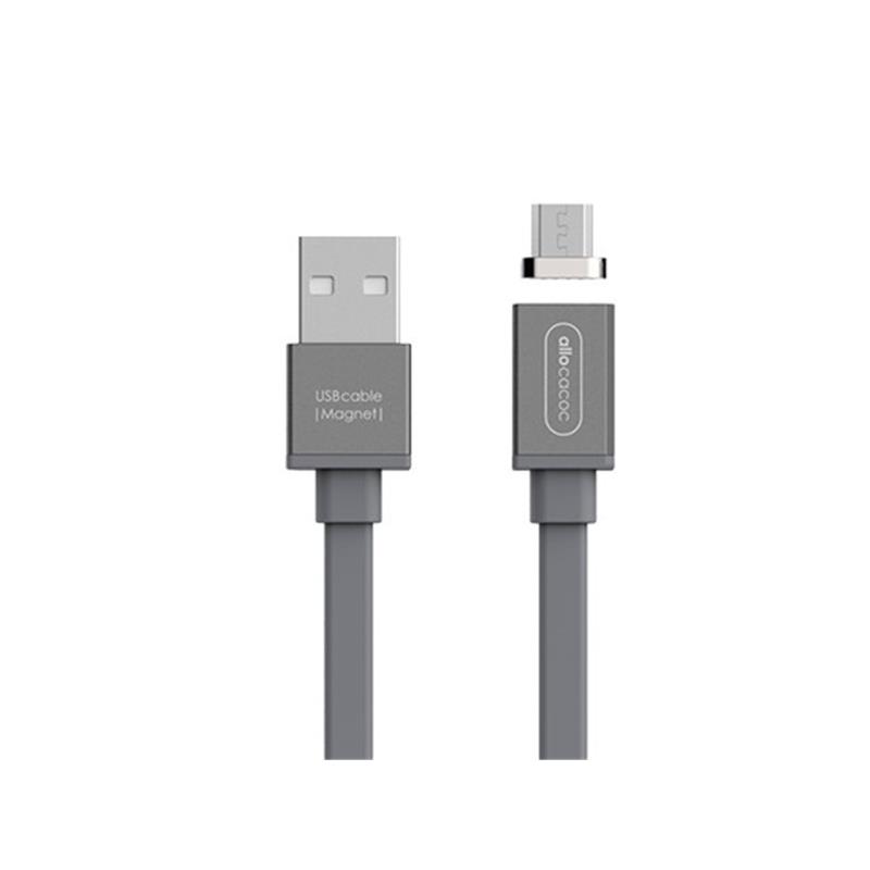 USB kabel micro USB |Magnet| siv