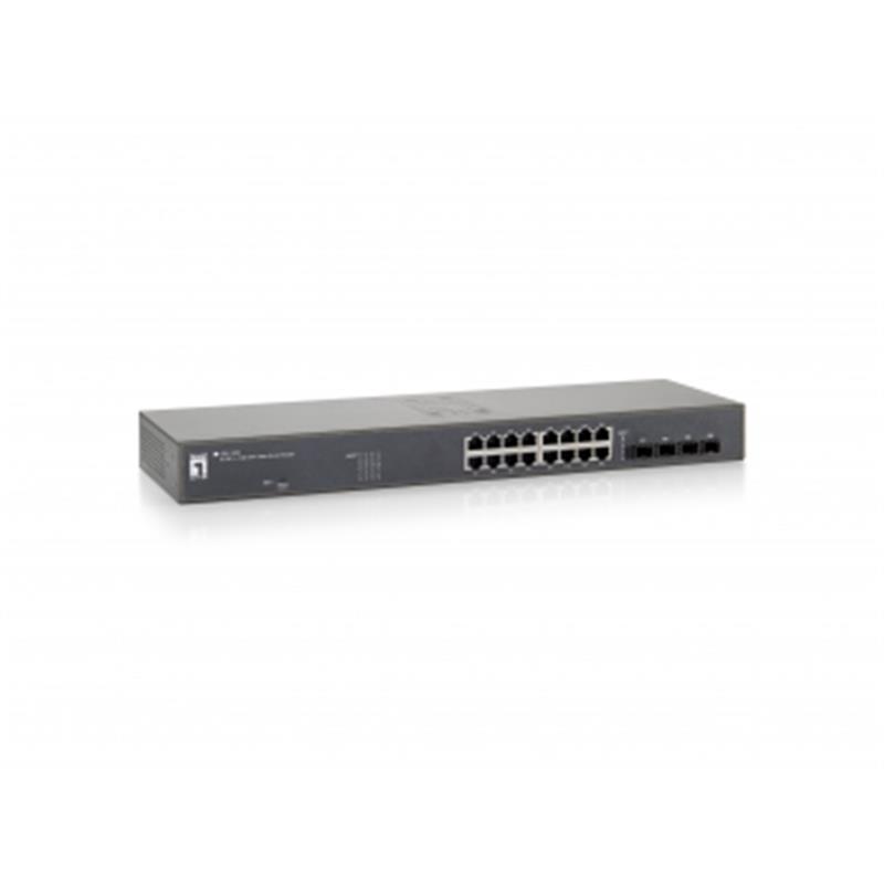 16 GE + 4 GE SFP Web Smart