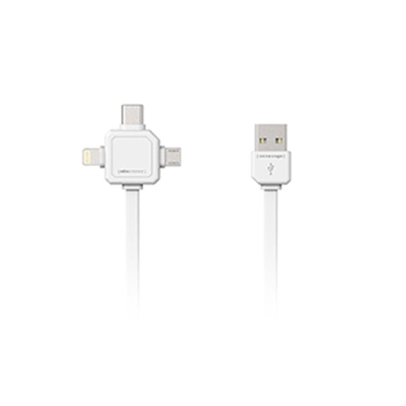 USB kabel USB-C 3 in 1, bel